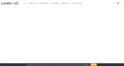 Desktop Screenshot of luminouspr.com