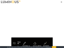 Tablet Screenshot of luminouspr.com